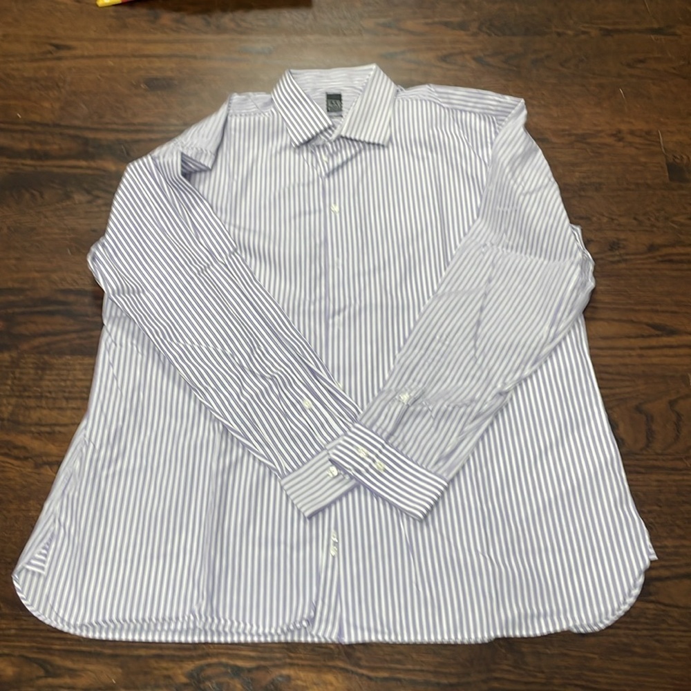 Mens IKE BEHAR slim fit size 17.5 34/35 - Picture 1 of 6